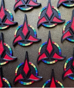 Star Trek Klingon Pride Rainbow Badge