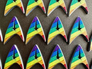 Star Trek Strange New Worlds Pride Badge