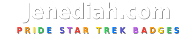 Jenediah.com • Pride Star Trek Badges