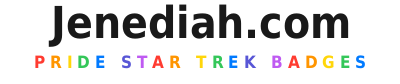 Jenediah.com • Pride Star Trek Badges